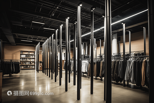 工業(yè)風服裝店 打造個性與實用并重的服飾零售空間